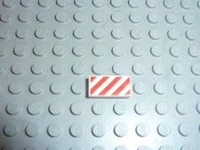 Lego White tile 1x2 ref