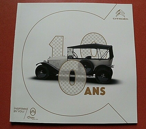 Neuf catalogue 100 ans citroen - catalogue,