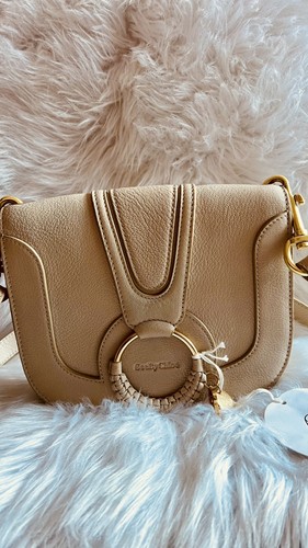 Sac main see chloe beige - sac,