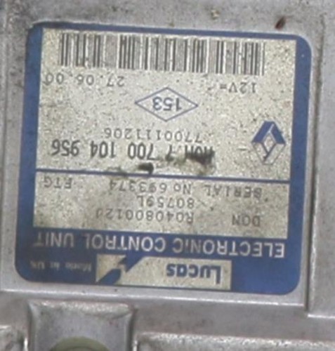 Calculateur moteur renault - calculateur,