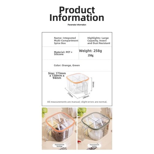 Boîte épices transparente - boîte,