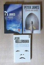 PETER  JAMES,  JESSE KELLERMAN.  Lot de 3 livres.