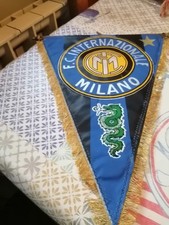 grand, ancien fanion football club milan, milano, italie, 79/80, tbétat