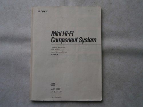 Sony mhc 2600 - -, /