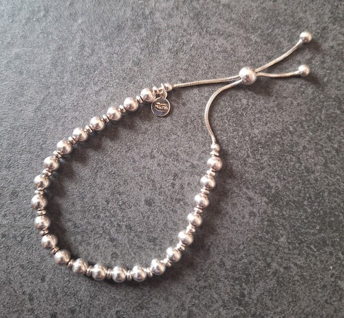 Bracelet argent massif - en,