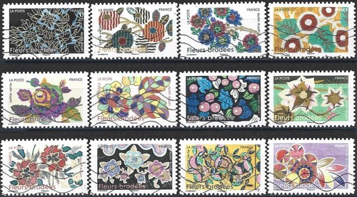 France série 12 - 12, timbres