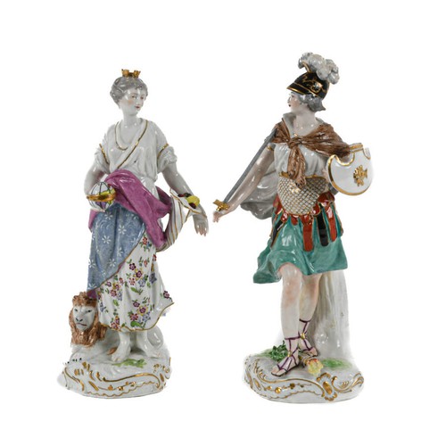Pair french porcelain - of,