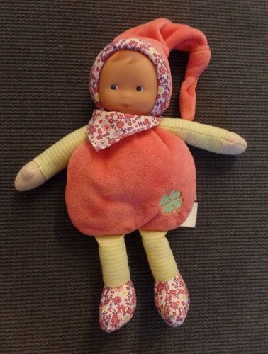 B13g doudou poupée rose - doudou,