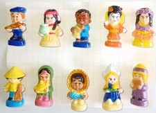 serie complete de 10 feves les enfants du monde 2012