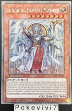 Carte YU-GI-OH! EHTHER THE HEAVENLY MONARCH RA04-EN018 PSR NEUF