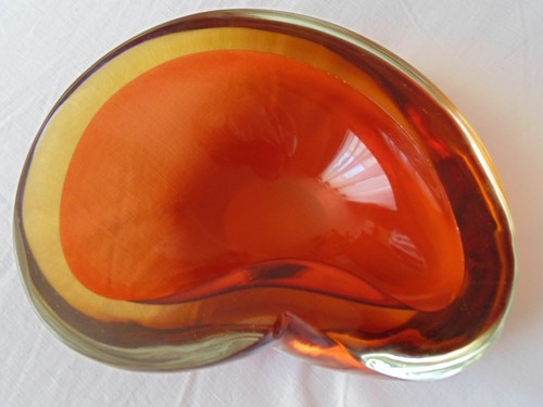 Vase bol coquillage verre - vase,