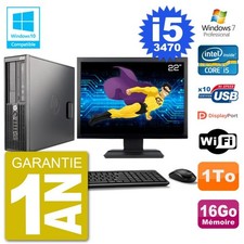 PC HP Z220 SFF Ecran 22" Core