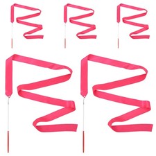  Rubans de gymnastique rythmique, 5 pièces, rubans de danse artistique, rubans