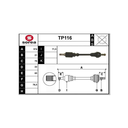Arbre transmission cardan - transmission,