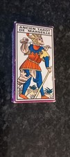 Cartomancie/tarot divinatoire : ancien tarot de Marseille Grimaud + livret - TBE