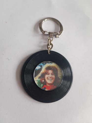 Porte clés disque chanteuse - porte,