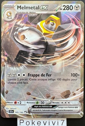Carte pokemon melmetal 105 - carte, 105/142