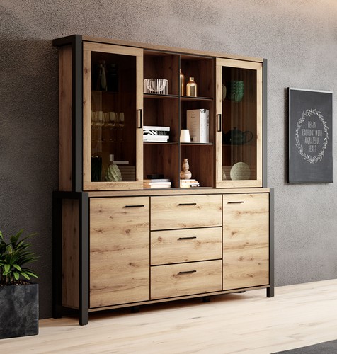 Buffet actif vitrine 180cm - actif,