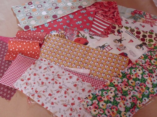 Lot petits coupons - petits, tissu