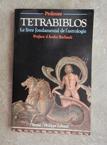 Tétrabiblos livre - tétrabiblos.,
