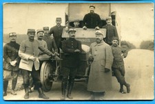 CPA Photo : Soldats du 13 escadron du train devant leur camion