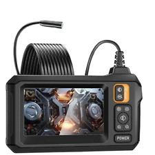 Caméra Endoscopique 8MM HD 1080P Ecran IPS 4,3 Pouces IP67 Dual Lens Tuyau de 5M