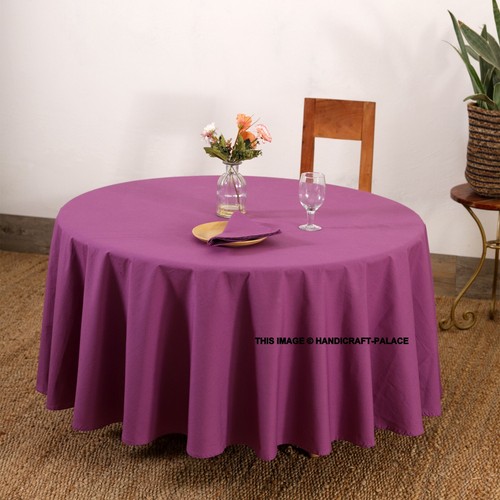 Violet 100 coton rond nappe - 100%,