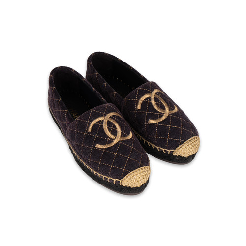 Chanel espadrilles matelassé - espadrilles,