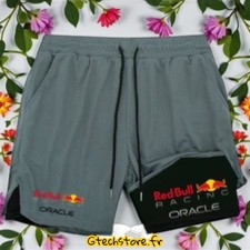 Short Sport Homme 2 en 1 Red