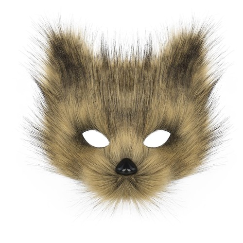 Masque demi visage - demi-visage, peluche