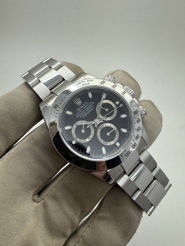 2004 rolex daytona black dial - 2004,