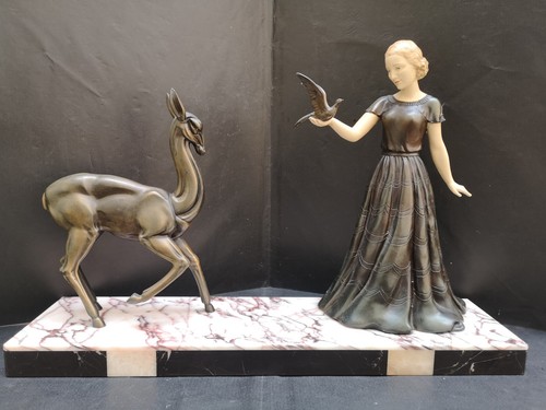 Grande figurine art deco - , 1930