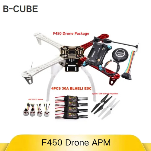 Cube f450 drone kit apm2 - b-cube, apm2.8