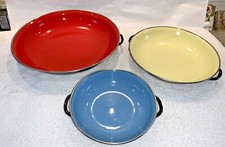 3 vtg Yugoslavian Enamel