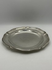 RARE PLAT ROND  EN ARGENT