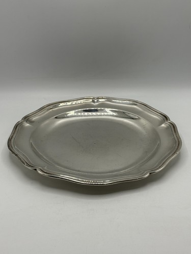 Rare plat rond - en, argent