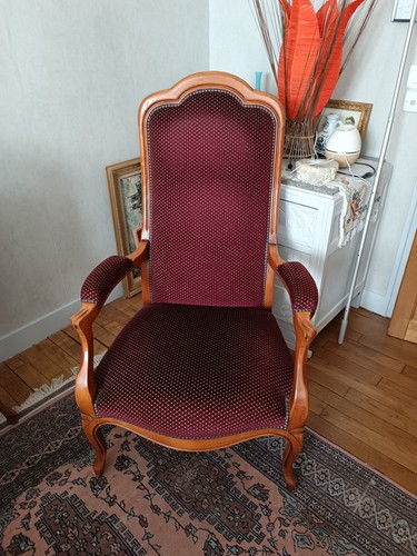 Fauteuil louis xv - ,