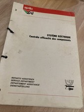 Aprilia manuel contrôle électrique Pegaso Tuareg ETX AF1 RX50 etc édition 1990