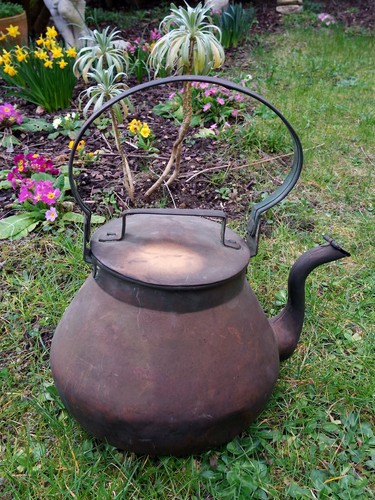 Ancienne bouilloire cuivre - ancienne,