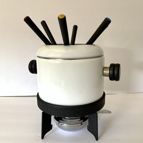 Fondue set white - set,