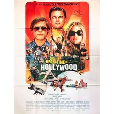 ONCE UPON A TIME IN HOLLYWOOD French Movie Poster Art Style  - 47x63 in. - 2019