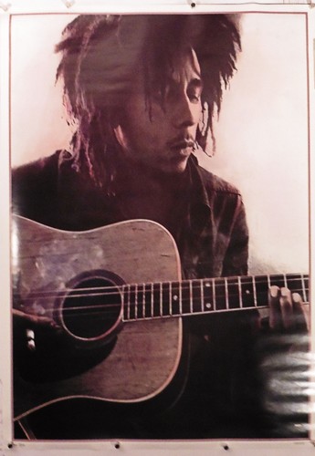 Bob marley guitar rare - rare, black