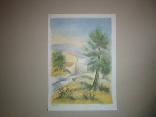 Lithographie zarou 175 - lithographie, n°67/175