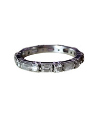 Alliance  Or Blanc  750 tour-complet Diamant 2,26CTS