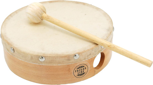 Tambourin bois peau - -,