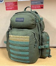 GENUINE US ARMY USSF CAMELBAK BFM 500D OLIVE GREEN EX COND !! W/ NEW BLADDER !!!