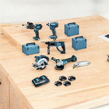 Pack Makita DLX5039PTJ – 5 Outils Puissants + Batteries & Chargeur