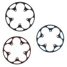 Protège chaîne vélo alliage aluminium bleu pour pignons 50T 54T/56T 60T