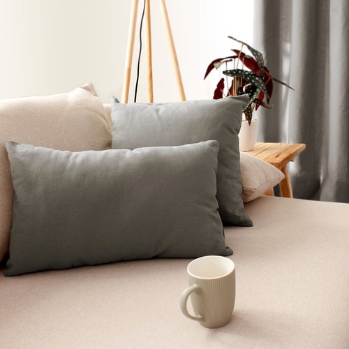 Coussin déco uni - coussin, "panama"