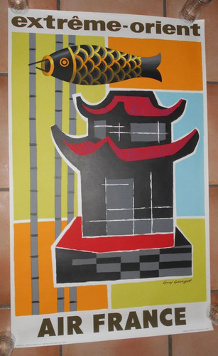 Affiche air france ancienne - france,,